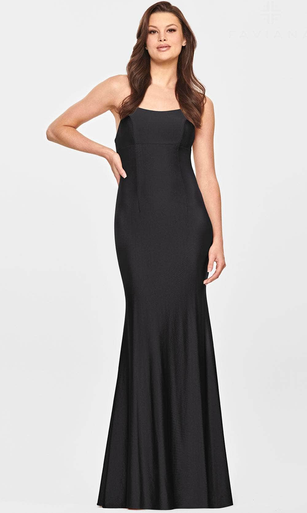 Faviana S10844 - Sleeveless Scoop Neckline Evening Dress
