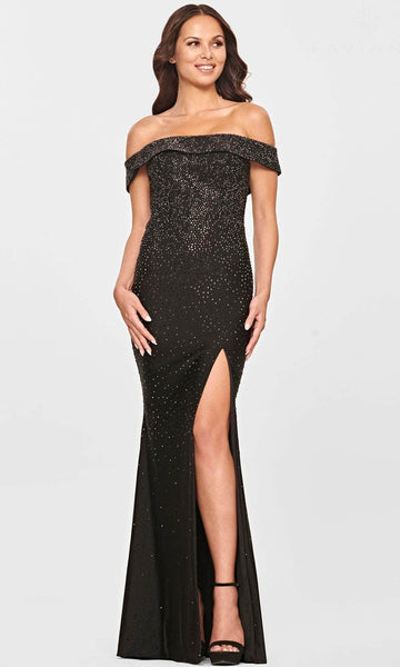 Strapless Natural Waistline Off the Shoulder Slit Beaded Hidden Back Zipper Charmeuse Sheath Sheath Dress/Evening Dress/Prom Dress