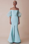Sophisticated Strapless Natural Waistline Mermaid Sweetheart Evening Dress with a Brush/Sweep Train