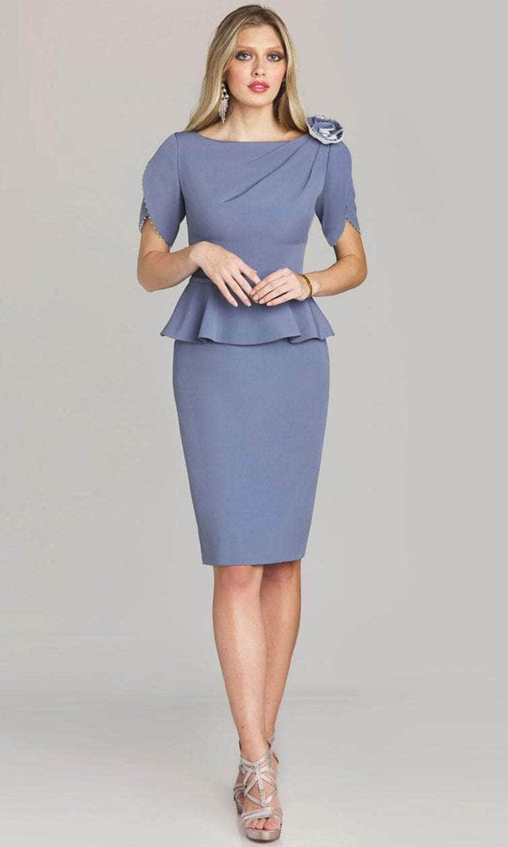 Gia Franco 12203 - Short Sleeve Sheath Formal Dress
