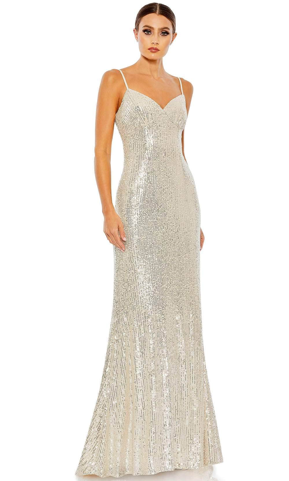 Ieena Duggal 11276 - Fully-Sequined Sleeveless Formal Dress
