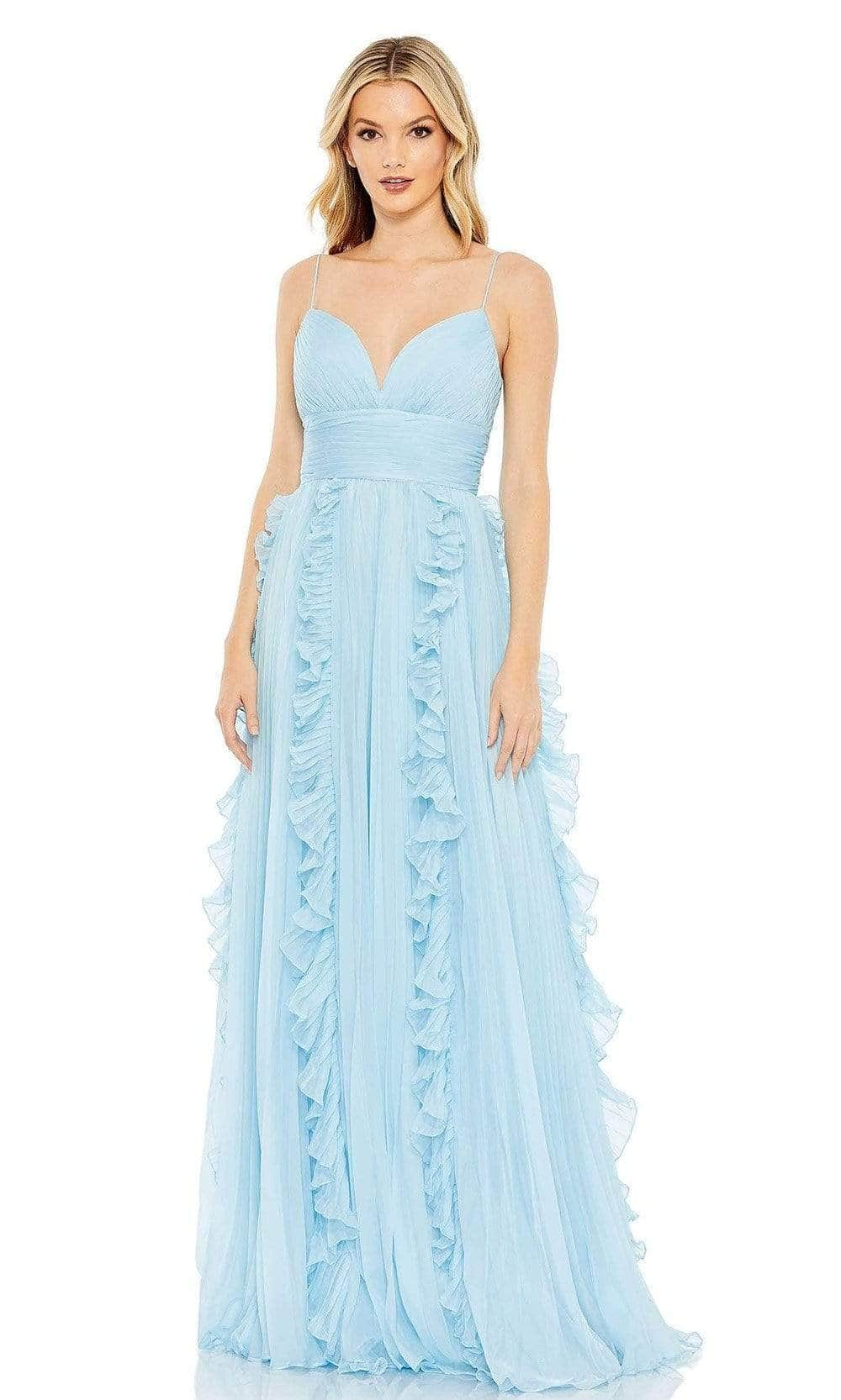 Ieena Duggal - 70172 Ruffle A-Line Gown
