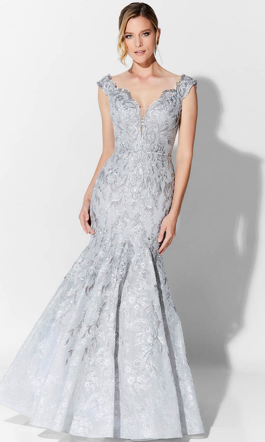 Silver Blossom Gala Gown | Teuta Matoshi