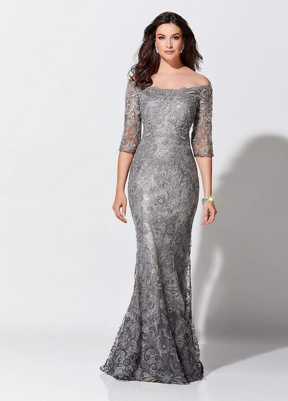 Ivonne D for Mon Cheri - 118D07 Ombre Sequined Tulle Mother of the Groom Gown
