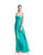 Jadore - J5082 Strapless Knot Accented Empire Long Gown Special Occasion Dress 2 / Aqua
