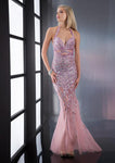 Sexy Strapless Cutout Beaded Halter Pageant Dress by Jasz Couture