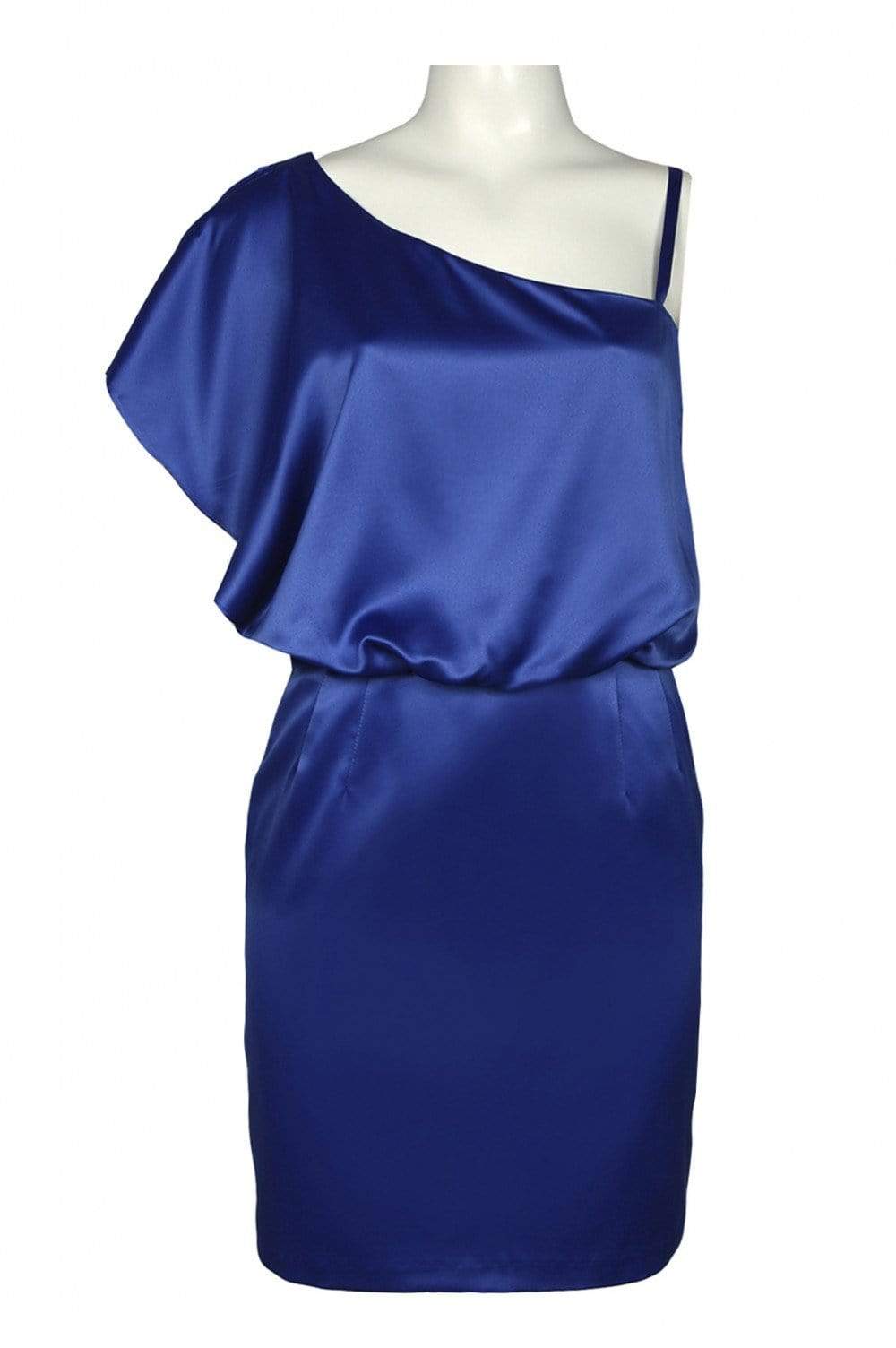 Jessica Simpson - JS1R3164 One Shoulder Flutter Sleeve Cocktail Dress#N ...
