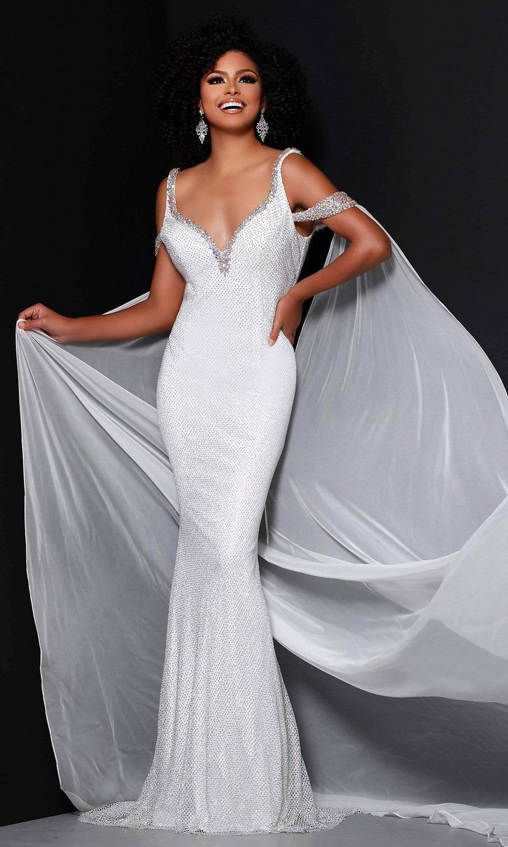 Johnathan Kayne - 2440 Sleeveless Sequined Gown

