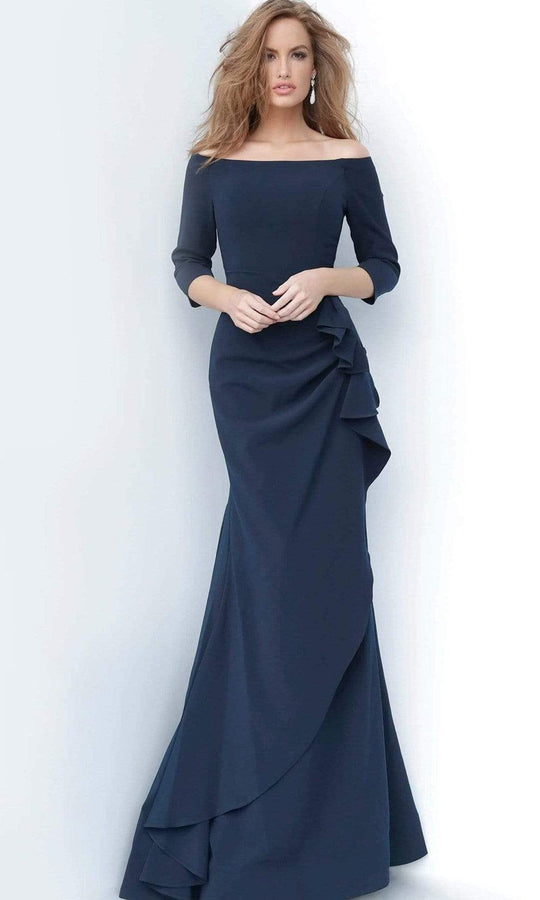 Navy blue store long frocks