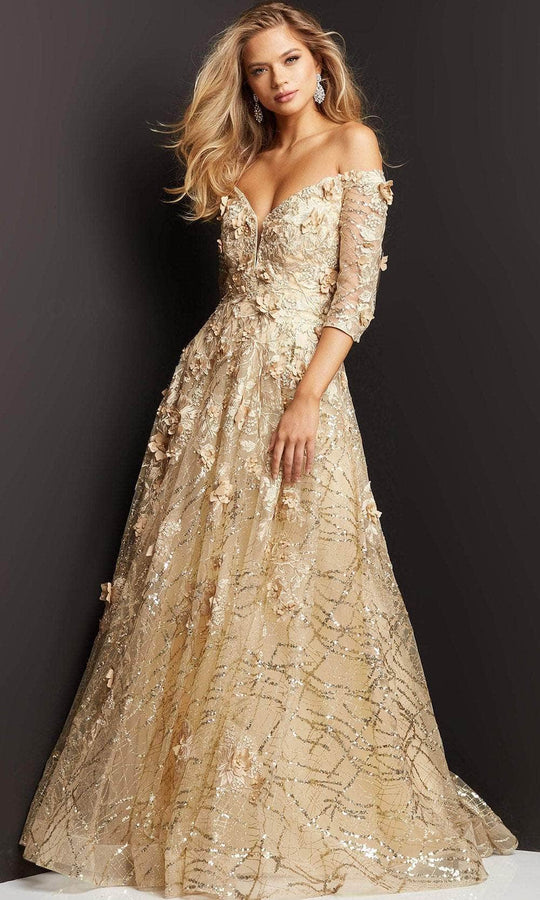 Beautiful Champagne Dresses & Gowns 2024