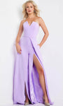 Sexy V-neck Strapless Natural Waistline Pocketed Back Zipper Open-Back Slit Jumpsuit