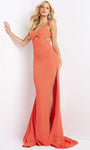 Empire Waistline Sweetheart Spaghetti Strap Gathered Glittering Back Zipper Cutout Slit Mermaid Dress with a Brush/Sweep Train