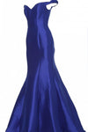Natural Waistline Open-Back Fitted Mermaid Off the Shoulder Floor Length Party Dress