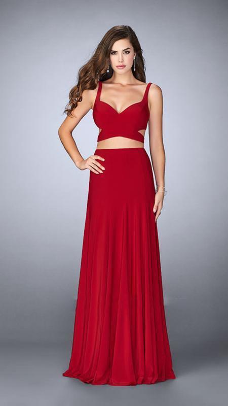 La Femme - 23986 Sultry Sleeveless Sweetheart Jersey Dress

