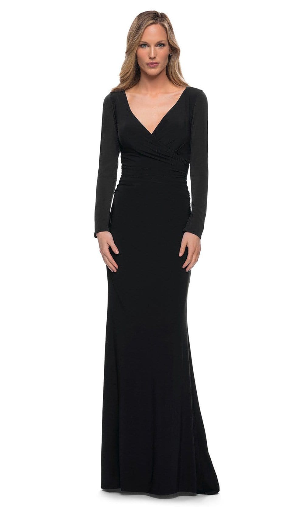 La Femme - 29924 Fitted Sheath Evening Dress
