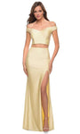 Sheath Sweetheart Off the Shoulder Back Zipper Slit Open-Back Jeweled Natural Waistline Jersey Sheath Dress/Prom Dress with a Brush/Sweep Train With Rhinestones