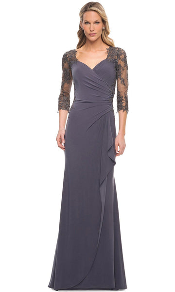 la-femme-30384-lace-covered-sleeves-net-jersey-gown-special-occasion ...