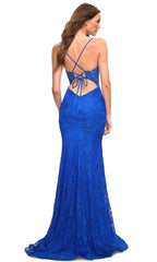 La Femme - 30537 Sleeveless Lace Mermaid Gown