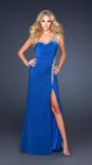 Sweetheart Ruched Open-Back Beaded Slit Cutout Sleeveless Sheath Natural Waistline Sheath Dress/Evening Dress