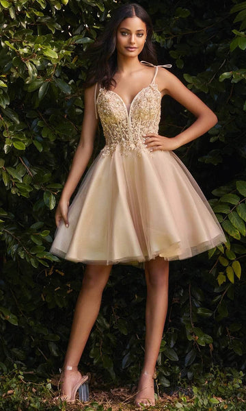 A-line Floral Print Corset Natural Waistline Beaded Applique Glittering Sheer Cocktail Above the Knee Sleeveless Plunging Neck Sweetheart Homecoming Dress/Prom Dress