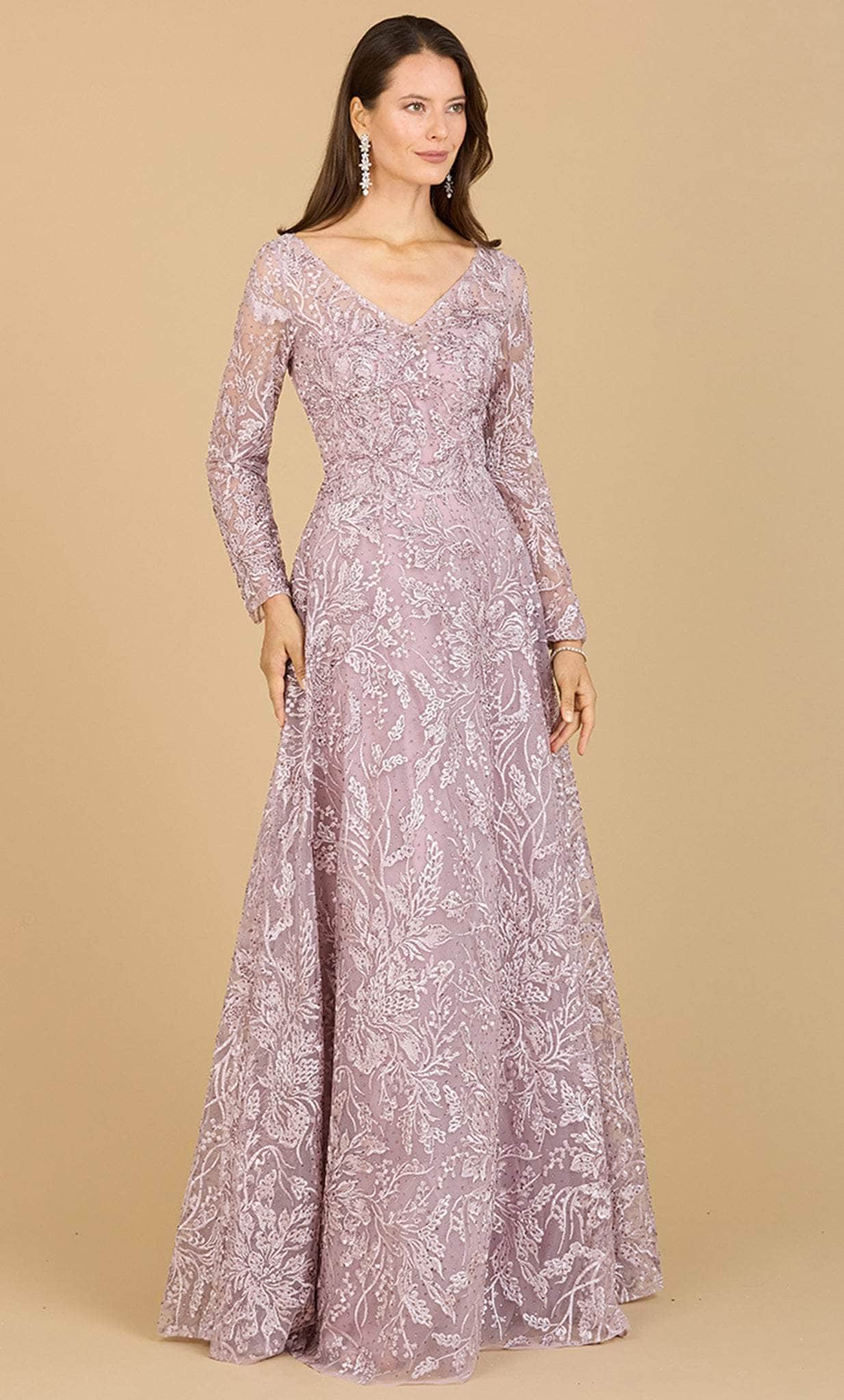 Lara Dresses 29200 - Embroidered A-Line Prom Dress

