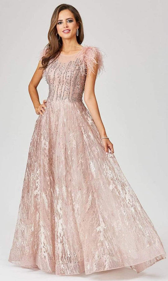 Illusion Lace Applique Princess Feather Feather Wedding Dress With Long  Sleeves Plus Size Bridal Ball Gown From Click_me, $351.76 | DHgate.Com