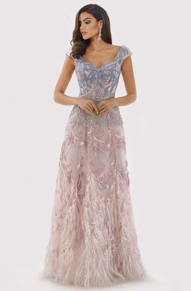 Lara Dresses - 29783 Embellished V-neck A-line Gown
