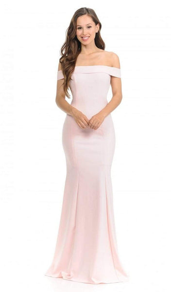 Natural Waistline Fit-and-Flare Mermaid Back Zipper Fitted Cap Sleeves Off the Shoulder Floor Length Midi Dress