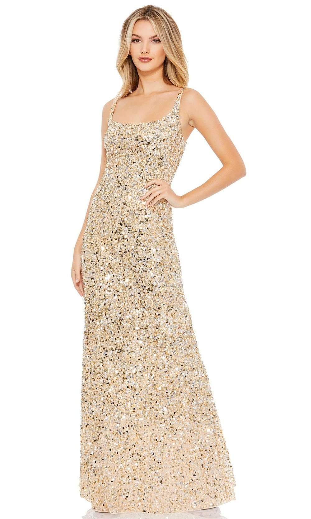 Mac Duggal - 10705 Sequined Junior Prom Dress
