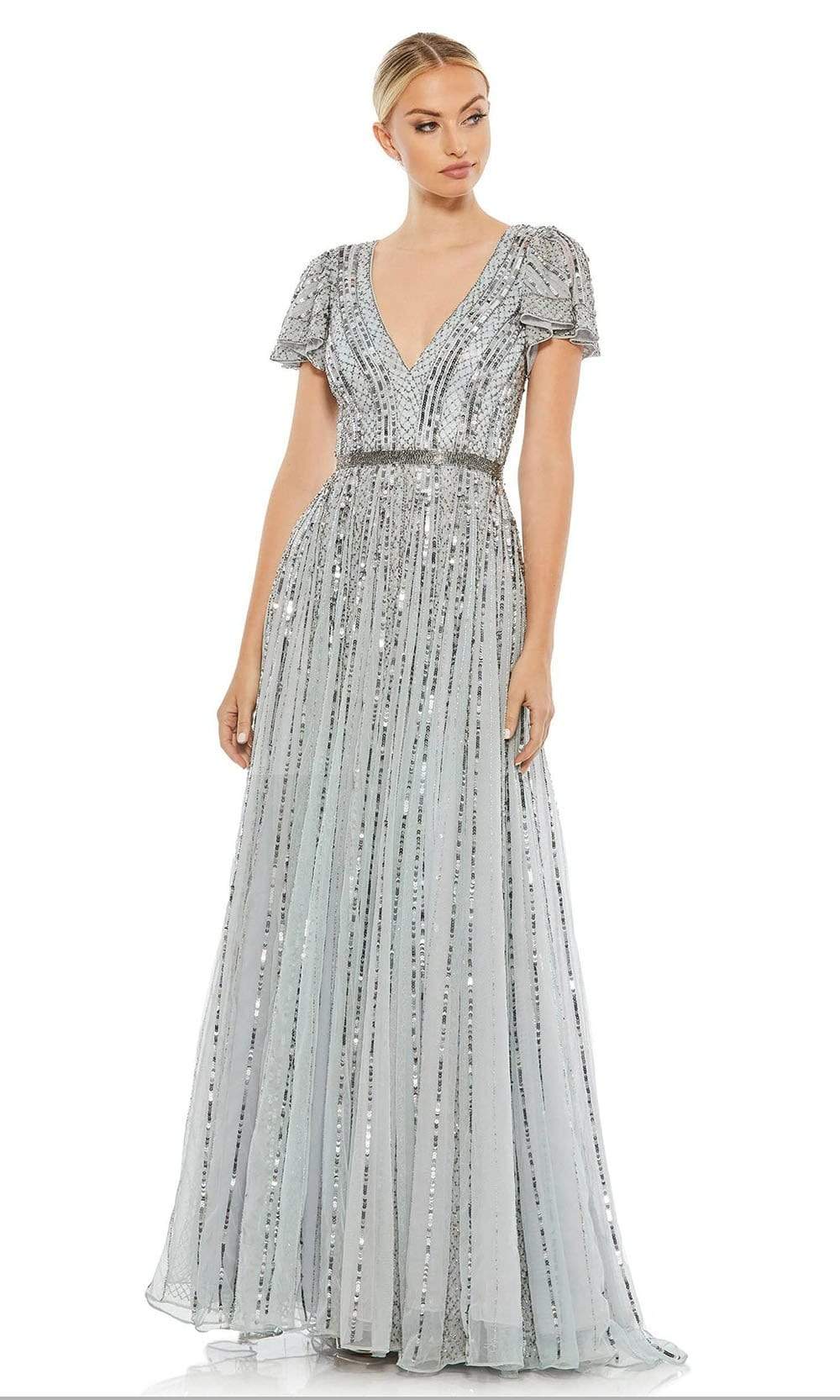 Mac Duggal - 70108 Short Sleeve Embellished Dress
