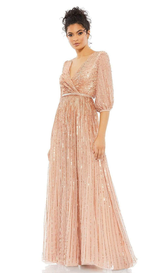 Sequin Stripe Gown by Lauren Ralph Lauren for $55 | Rent the Runway