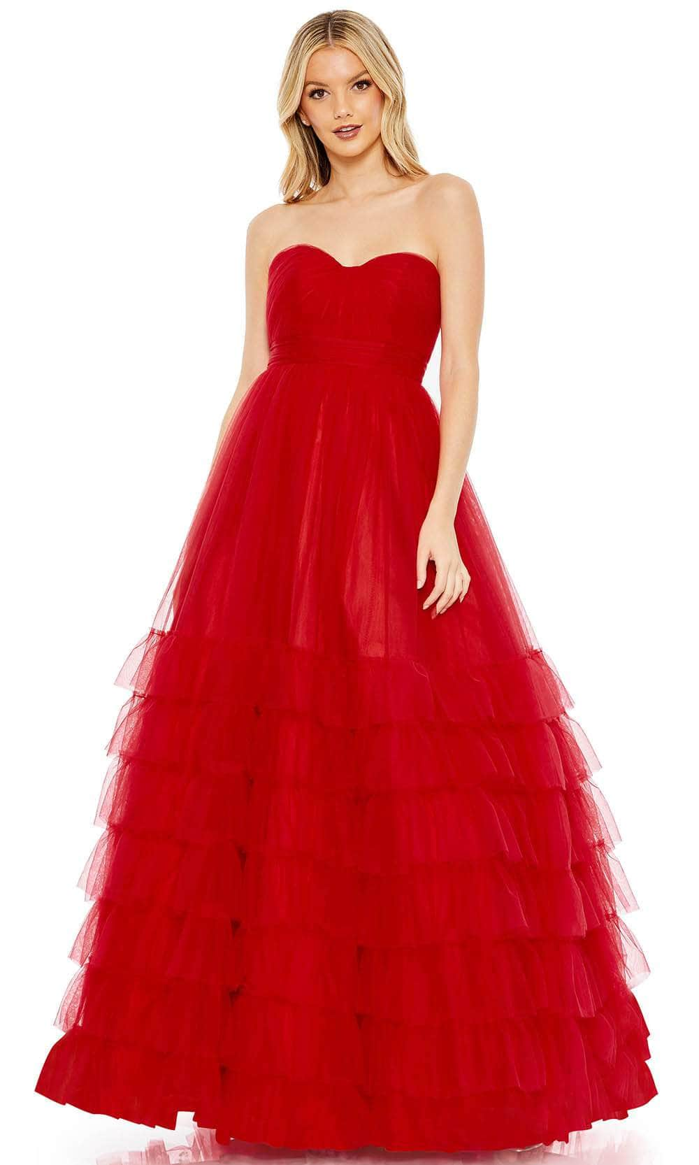 Mac Duggal 67999 - Strapless Sweetheart Neck Evening Gown
