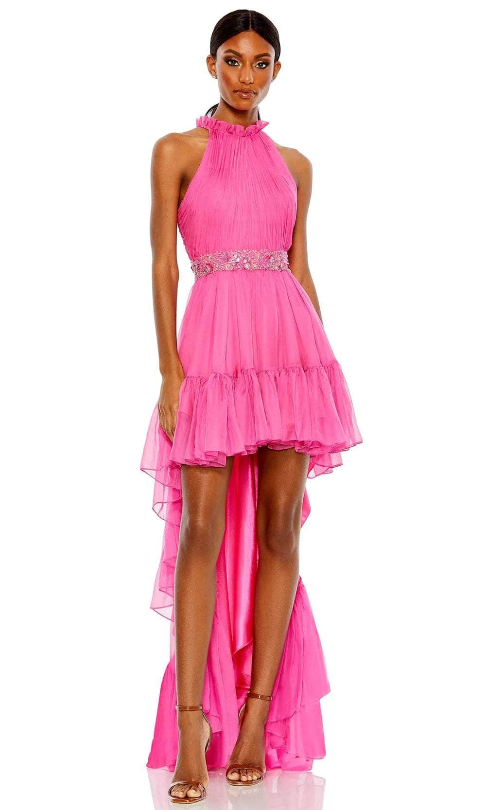 Mac Duggal 68029 - High Low Sleeveless Prom Dress
