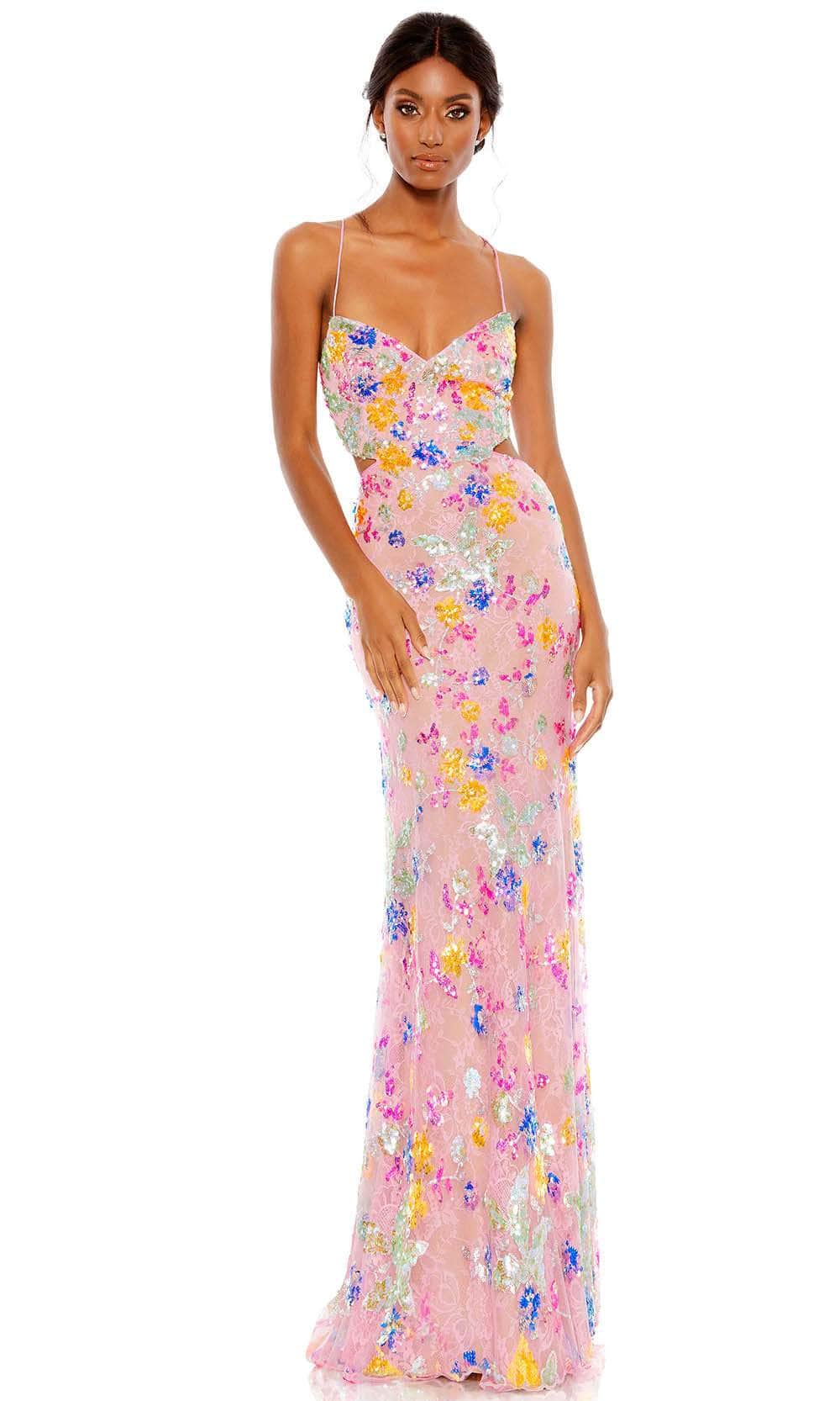 Mac Duggal 68067 - Sequined Sleeveless Evening Dress
