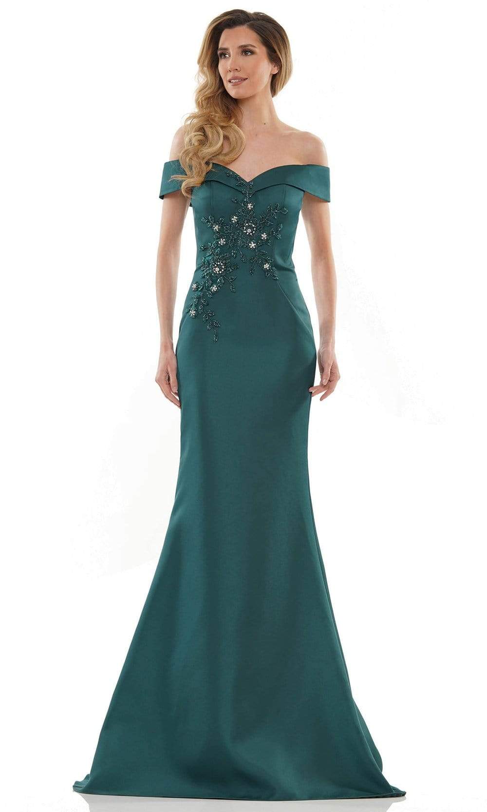 Marsoni by Colors - MV1142 Off Shoulder Mermaid Evening Dress – Couture ...