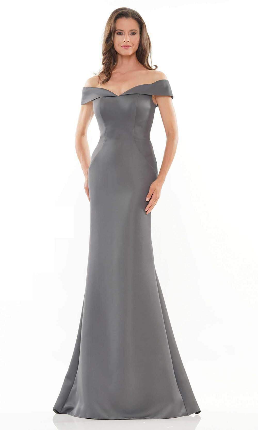 Marsoni by Colors - MV1153 Draped Off Shoulder Gown
