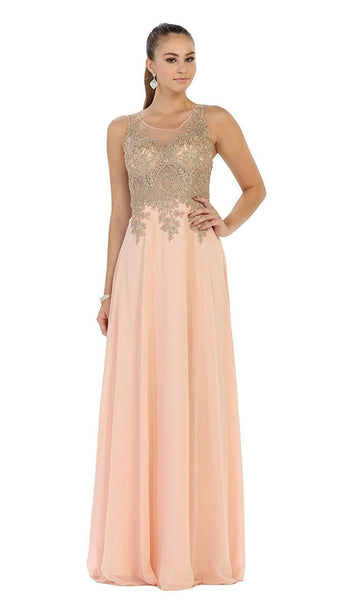 Sophisticated A-line Floor Length Sweetheart Lace Pleated Sheer Illusion Back Zipper Natural Waistline Sleeveless Prom Dress With Rhinestones