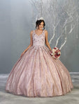 V-neck Sleeveless Beaded Applique Pleated Glittering Fitted Floral Print Floor Length Natural Waistline Evening Dress