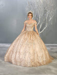 Portrait Neck Basque Corset Waistline Floor Length Off the Shoulder Beaded Glittering Applique Ball Gown Dress