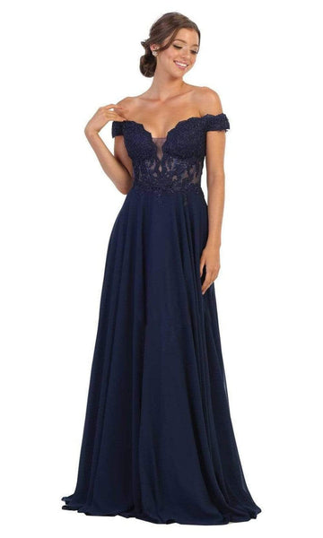 A-line Off the Shoulder Illusion Sheer Back Zipper Applique Lace-Up Corset Natural Waistline Sweetheart Dress with a Brush/Sweep Train With Rhinestones