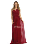 Plus Size Floor Length Natural Waistline Draped Asymmetric Back Zipper Ruched Pleated Sheath Sleeveless Sheath Dress