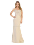 Tall Natural Waistline Open-Back Applique Sweetheart Mermaid Spaghetti Strap Dress with a Brush/Sweep Train