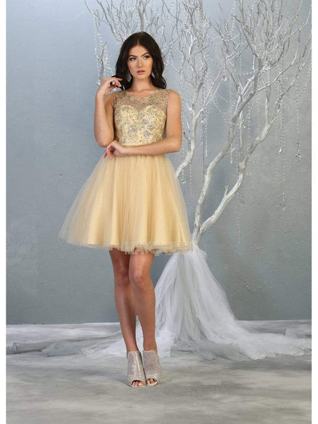 A-line Sleeveless Sweetheart Tulle Back Zipper Illusion Beaded Cutout Glittering Cocktail Short Elasticized Natural Waistline Dress With a Sash
