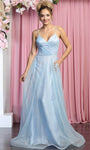 A-line V-neck Tulle Cocktail Plunging Neck Glittering Back Zipper Open-Back Ruched Gathered Pocketed Sleeveless Spaghetti Strap Natural Waistline Evening Dress/Homecoming Dress/Bridesmaid Dress/Prom D