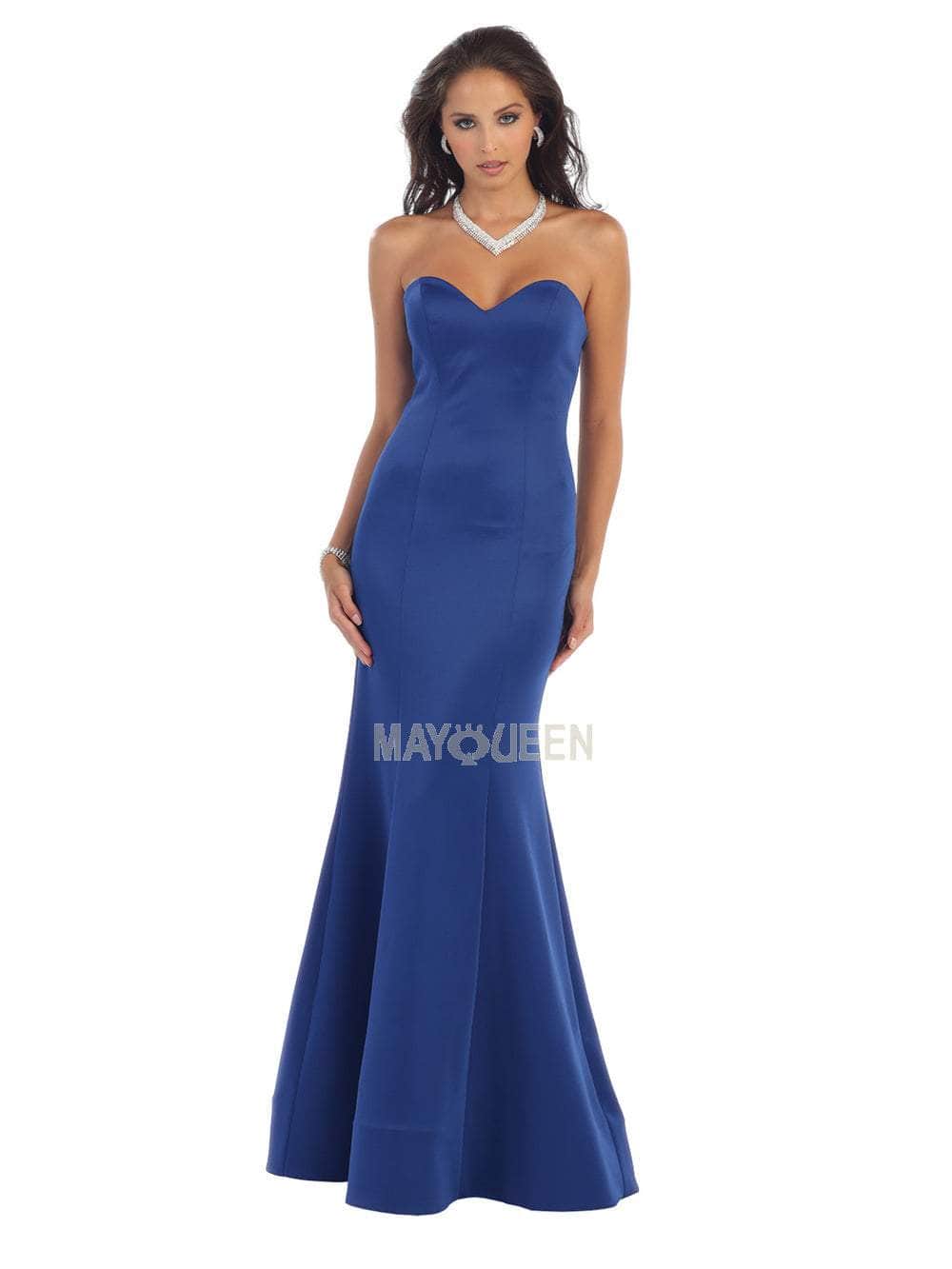 May Queen - RQ7305 Fitted Sweetheart Trumpet Gown