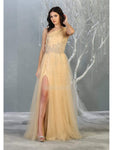 A-line One Shoulder Sleeveless Floor Length Beaded Asymmetric Pleated Slit Fitted Ruched Natural Waistline Dress