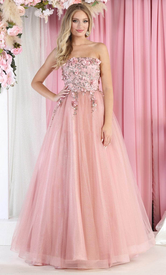 Spaghetti Strap Pink Lace Bridesmaid Dresses Tea Length Bridesmaid Dress –  SheerGirl