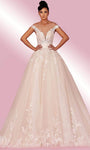 A-line Sweetheart Natural Waistline Off the Shoulder Lace Applique Party Dress