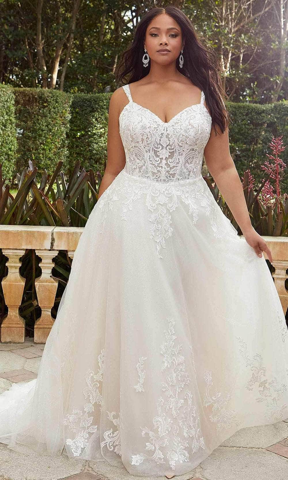 Mori Lee Bridal 3366 - Sleeveless A-line Wedding Dress
