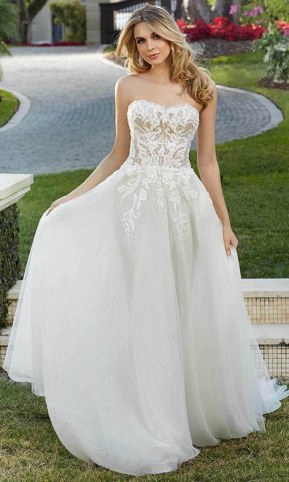 Mori Lee Bridal 5981 - Strapless Sweetheart Bridal Gown
